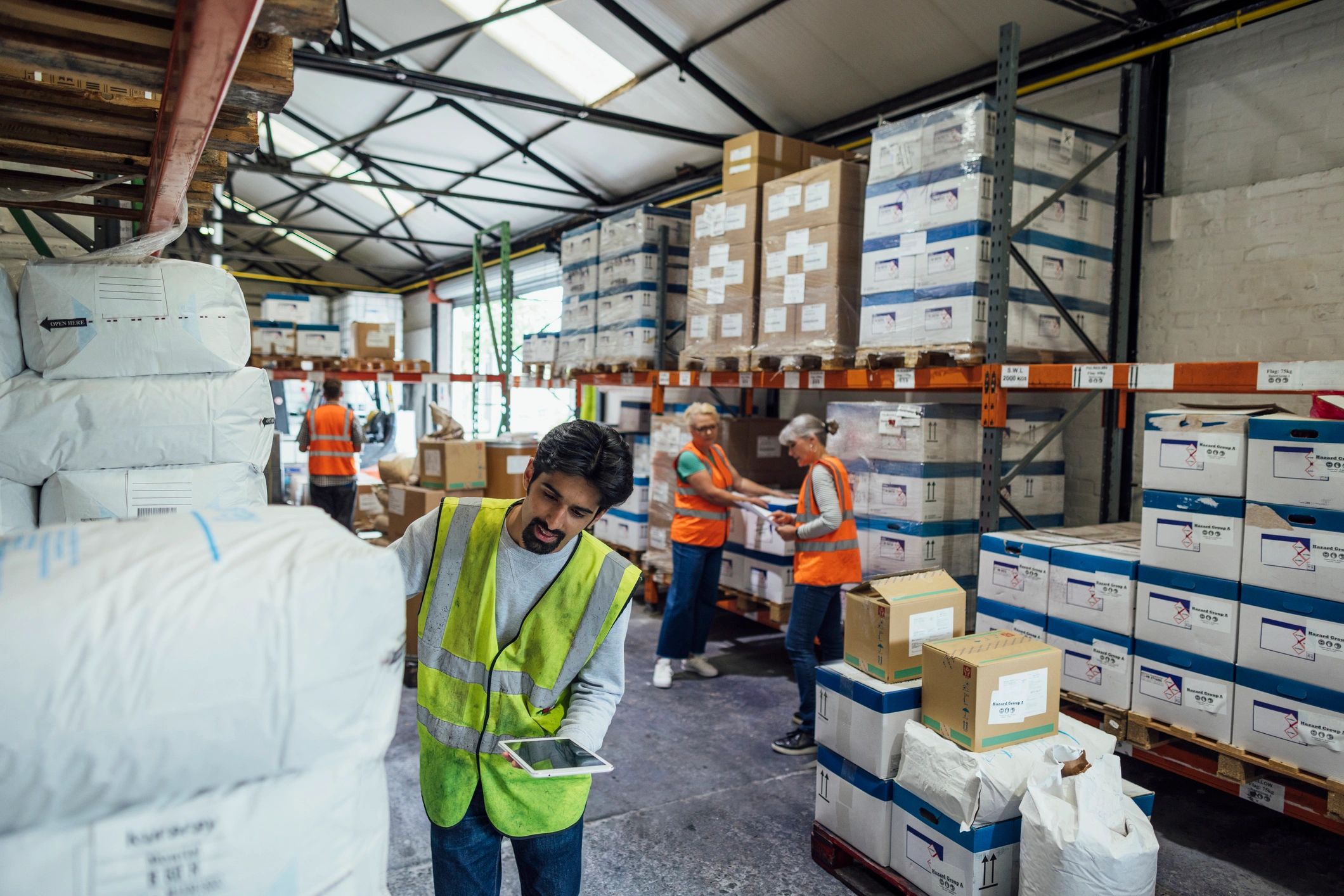 Inventory and warehouse operations support
