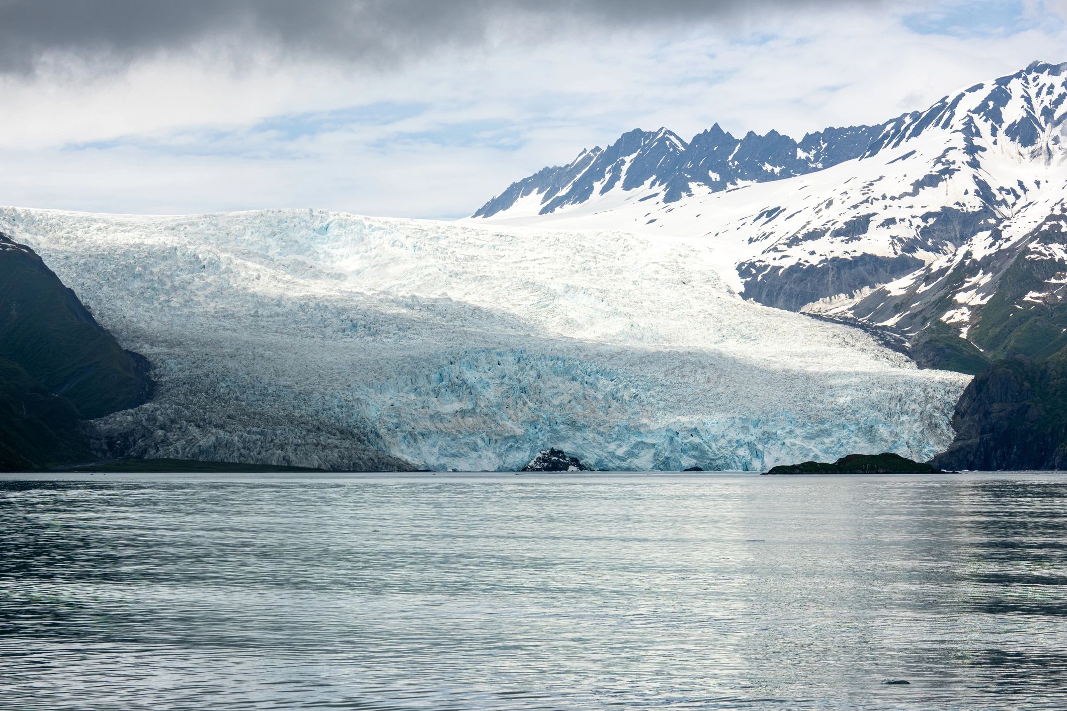Aialik Glacier and Alaska coastal waters